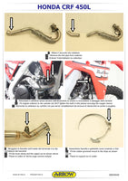 CRF450L CRF450RL 2019-2025 ARROW SLIP-ON EXHAUST