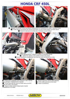 CRF450L CRF450RL 2019-2025 ARROW SLIP-ON EXHAUST