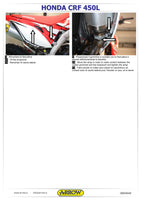 CRF450L CRF450RL 2019-2025 ARROW SLIP-ON EXHAUST