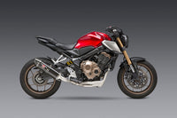 CBR650F 14-18/CB650F 18/CBR650R 19-25 Race R-77 Stainless Full Exhaust, w/ Carbon Fiber Muffler