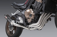 CBR650F 14-18/CB650F 18/CBR650R 19-25 Race R-77 Stainless Full Exhaust, w/ Carbon Fiber Muffler