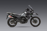 YOSHIMURA  KLR650 2022-25 Race RS-2 Stainless Slip-On Exhaust, w/ Stainless Muffler
