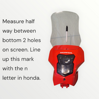 CRF450L CRF450RL WINDSCREEN