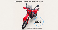 CRF450L CRF450RL WINDSCREEN