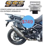 CFMOTO 450MT SSS SLIP-ON AND ECU UPGRADE KIT 👌