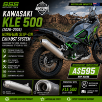 Kawasaki KLE 500 (2025–2026) Norifumi Slip-On Exhaust System