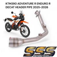 KTM390 ADVENTURE R ENDURO R 2025-2026 DECAT HEADER PIPE EURO5 +
