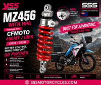 CFMOTO 450MT MZ456 Rear Shock with Hydraulic Preload Adjuster (HPA)
