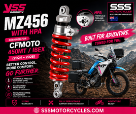 CFMOTO 450MT MZ456 Rear Shock with Hydraulic Preload Adjuster (HPA)