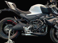 CFMOTO 450NK Stainless Steel Low Mount Vandemon Exhaust System 2023-26
