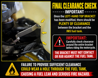 SUZUKI DRZ4S 2025-2026 DINOTECH RALLY HEADLIGHT KIT. SSS V2 UPDATED EXTRA BRACKETS. NOW IMS FUEL TANK COMPATIBLE.