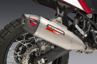 TENERE 700 21-26 RS-12 Stainless Slip-On Exhaust, w/ Stainless Muffler