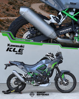 Kawasaki KLE 500 (2025–2026) Norifumi Slip-On Exhaust System