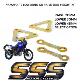 YAMAHA T7 2019-2026 LOWER OR RAISE SEAT HEIGHT KIT.