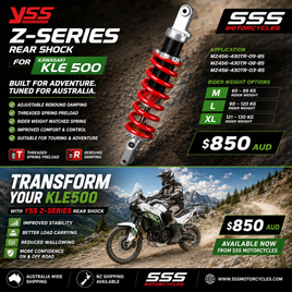 KLE500 YSS MZ456 SHOCK