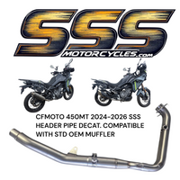CFMOTO 450MT SSS DECAT HEADER EXHAUST PIPE