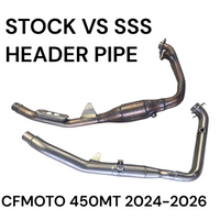 CFMOTO 450MT SSS DECAT HEADER EXHAUST PIPE