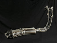 CFMOTO 450NK Stainless Steel Low Mount Vandemon Exhaust System 2023-26